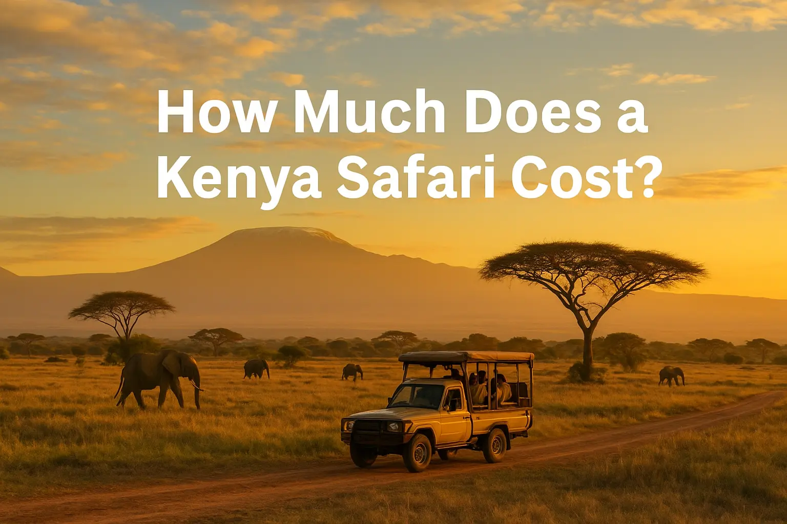 How much does a Kenya safari cost