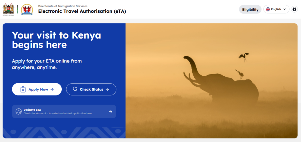 Kenya eTA Application